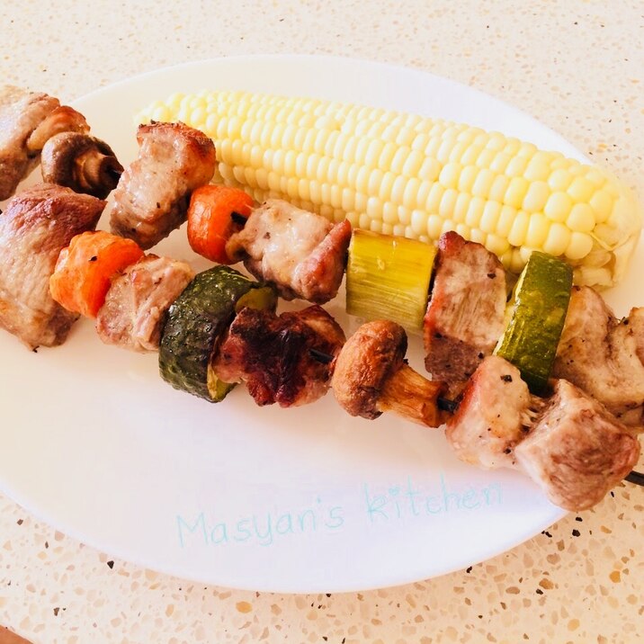 塩レモンとはちみつでマリネしたBBQ